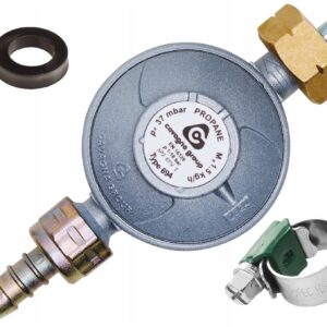 Reduktor do butli gazowej 11 kg z bezpiecznikiem termicznym i zaworem nadmiernego wypływu – ITALY